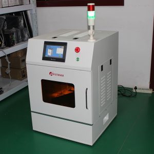 Nitrogen fillable vacuum heating uv curing oven with customized LED irradiation lights source