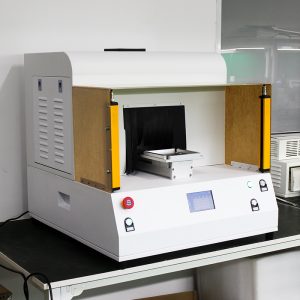 Nitrogen fillable vacuum heating uv curing oven with customized LED irradiation lights source
