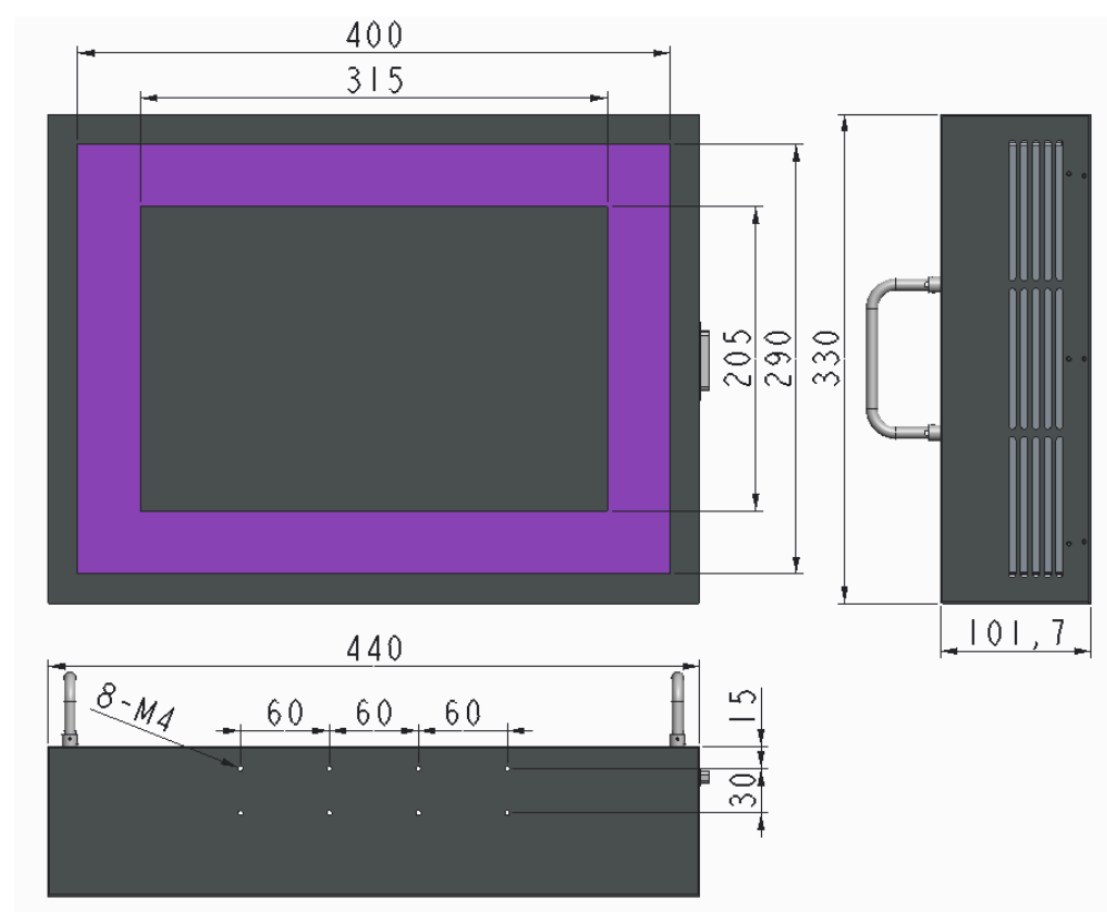 edge curing UV LED LAMP